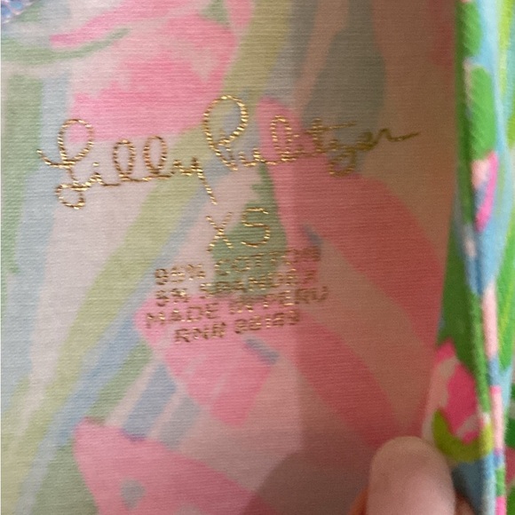 Lilly Pulitzer Vibrant Pink and Orange Dress NWT sells $248.New on tag - Picture 7 of 7